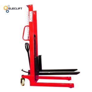 1000kg Capacity Manual Pallet Stacker With 3000mm Max Lifting Height
