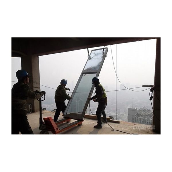 modern construction aluminum perforated facade panel glass curtain wall cladding