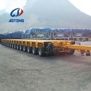 OE NO. Juyuan Trailer Aotong Multi Axles Hydraulic Axis Steerable Modular Semi