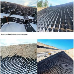 Ground Enhancement Honeycomb System HDPE Geocell Grid Driveway Gravel Stabilizer