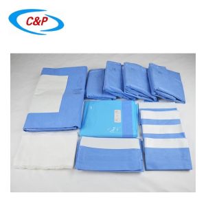 China Nonwoven Sterile Craniotomy Pack Kit Surgical Head Drape OEM ODM on sale