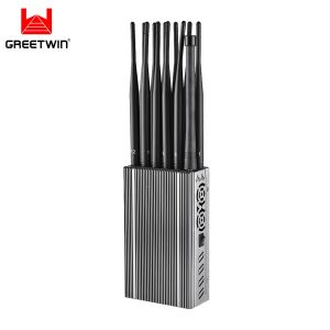 12 Channels WiFi Lojack 20m 2.5dBi VHF UHF Signal Jammer