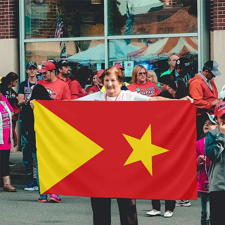 Fast Delivery 150x90 Cm Ethiopia Tigray Flag Polyester Hanging Style