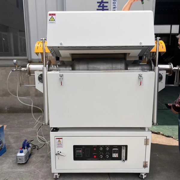 PID Control Continuous Heat Treatment Furnace For Laboratory Calcination And