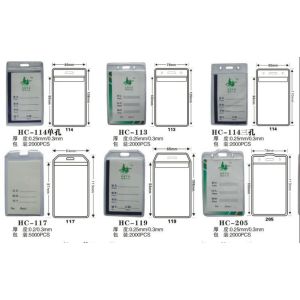 Fashionable PP / AS / ABS / PVC Badge Holder With Custom Logo