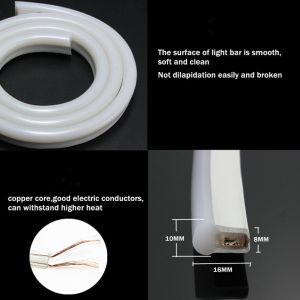 Super Brightness Led Ultra Thin Neon Flex Rope Light Waterproof Resistant