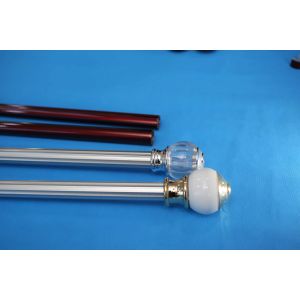 Luxury Modern Drapery Galvanized Pipe Curtain Rods Adjustable ISO9001 Certified