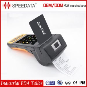 Gps Android Mobile Android Terminal With Portable Handheld Barcode Printer