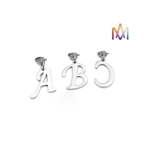 Lobster Clasp A-Z Alphabet Custom Shaped Keychains