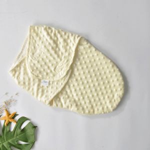 Polyester Soft Cotton Swaddle Blanket Baby Swaddle Wrap Fade Resistant