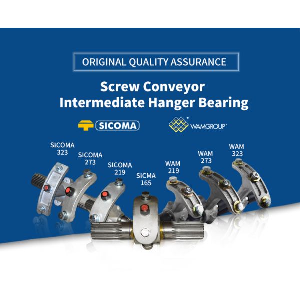 OEM Services Intermediate Hanger Bearing for SICOMA 168 Hoisting Shaft Screw Conveyor
