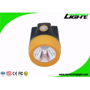 3.8Ah Capacity Miners Cap Lamps Cordless 10000lux For Mining Site Safety