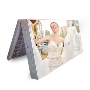 Cheap Double Sided RGB Full Color LED Screen With Front Opeing Design IP65 Waterproof for sale