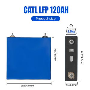 Ukraine CATL 120ah 3.2V LiFePO4 Lithium Battery For Solar Energy Storage By