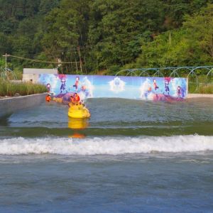 Pneumatic Artificial Summer Wave Pool Equipment 10ft For Aqua Park