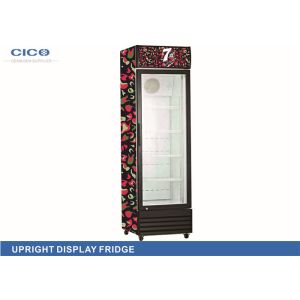 Commercial 180L Upright Display Refrigerator With Single Door Low-e Glass