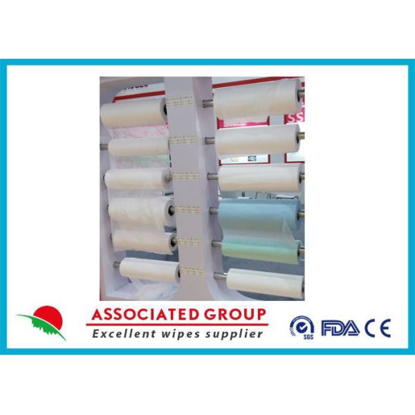 Multitudinous Spunlace Nonwoven Fabric , Lint Free non woven cotton fabric Anti