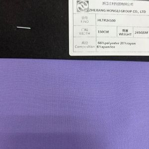 Polyester Rayon Spandex Dyed Fabric for Garment