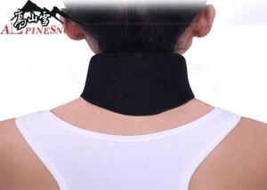 China Self Heating Magnets Black Neck Support Belt Tourmaline Cloth For Men And Women on sale