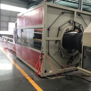 PE Plastic Processed HDPE Pipe Extruder Machine with Separate Type Assembly