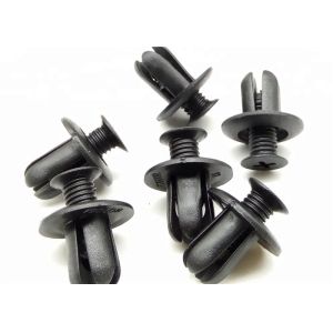 Auto Car Plastic Rivet Fasteners / Mud Flap Bumper Fender Plastic Push Clips