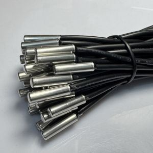 5x20mm Stainless Steel NTC Temperature Sensor 2.252K 1% 3950 With 2464 26AWG