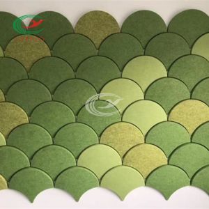 Practical Odorless Polyester Fiber Panel , Mildewproof Acoustic Board Texture