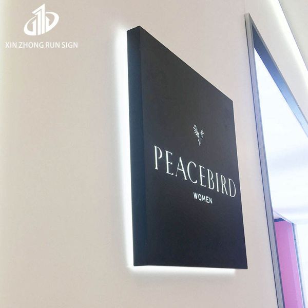 Customized Commercial logo Outdoor Waterproof LED Hollow Out Light Box