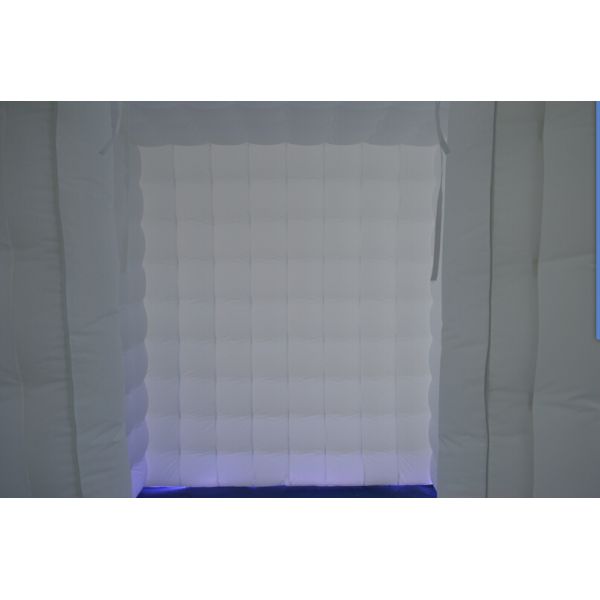 Inflatable Photo Booth Enclosure 2 Doors Inflatable Photo Booth LED Light 2.5m Color Changed With Blower