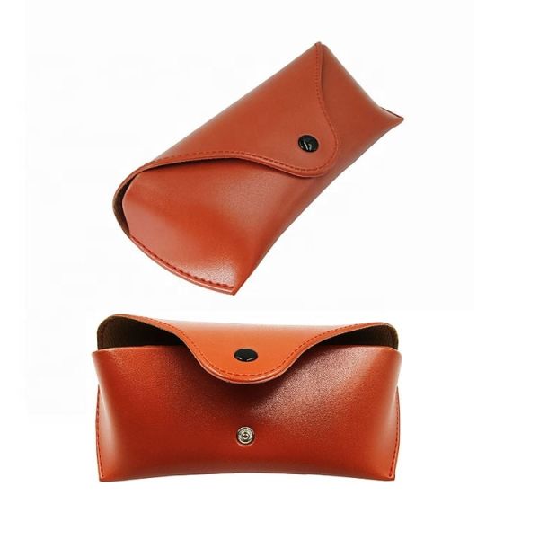 Quality Customized Sunglasses Packaging Case Leather Spectacle Pouch Fade Resistance wholesale
