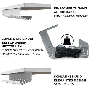 Under-Desk Cable Management for Office Tables Say Hello to a Clutter-Free