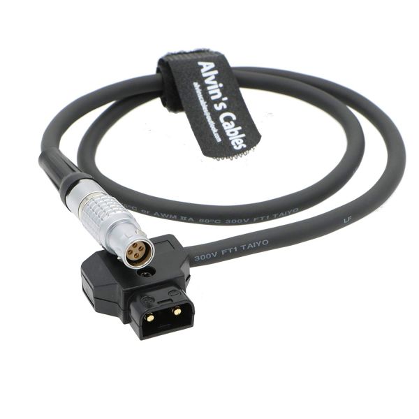 4 Pin Lemo FGK Female To D-Tap Power Cable For Canon Mark II C100 C500