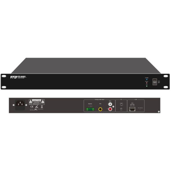 IP Audio Broadcasting System with 16-bit Stereo CD Level Quality & 8K~48K