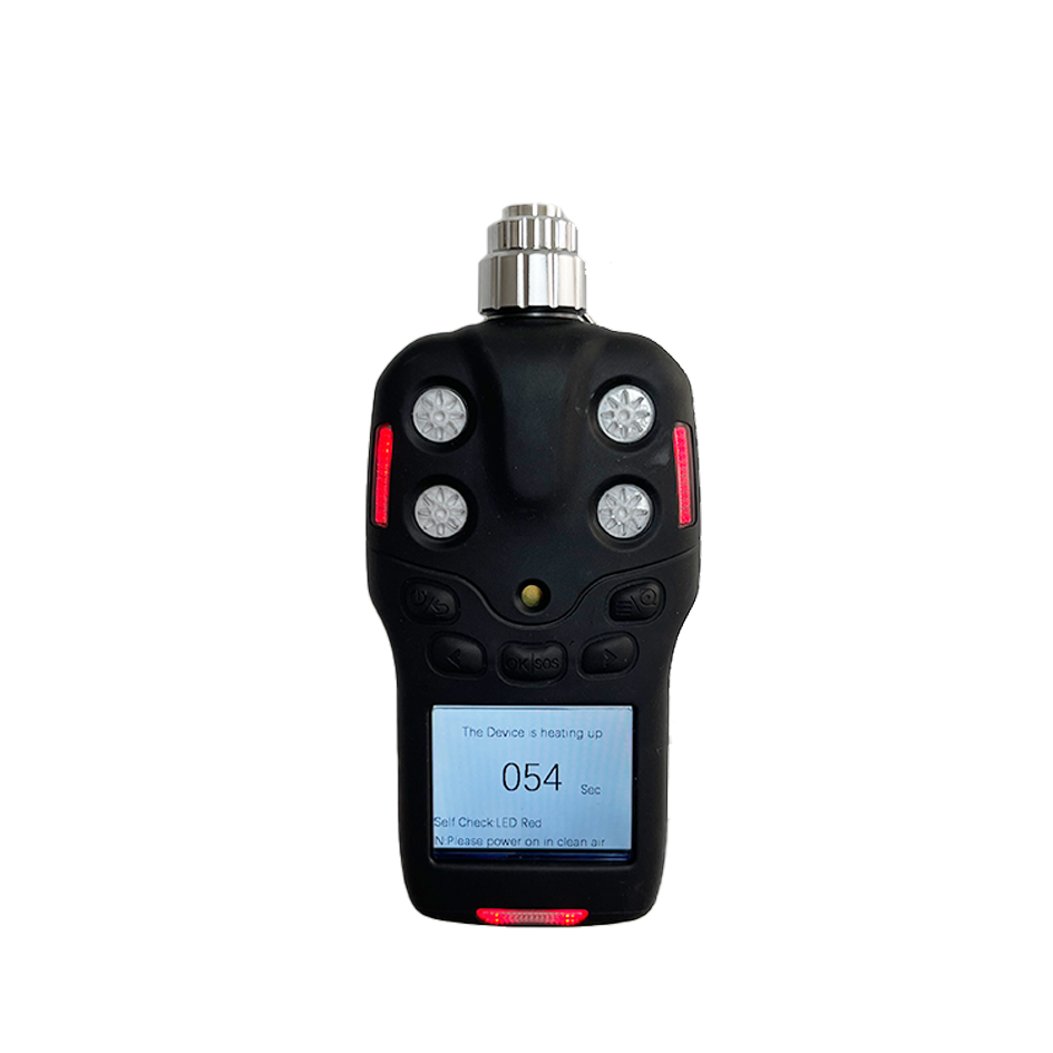 Portable Multi Gas Detector with 2.31 Inch Color LCD Built-in Pump Suction and