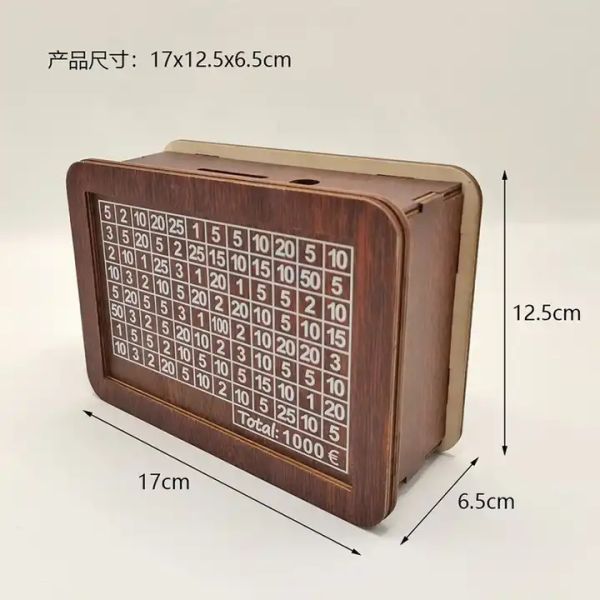 Hot new cheap beautiful high quality environmental protection practical wooden piggy bank