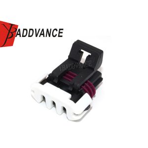 1 Row 3 Pin Weather Pack Connector Cable Mount Socket Female Connector 12110293