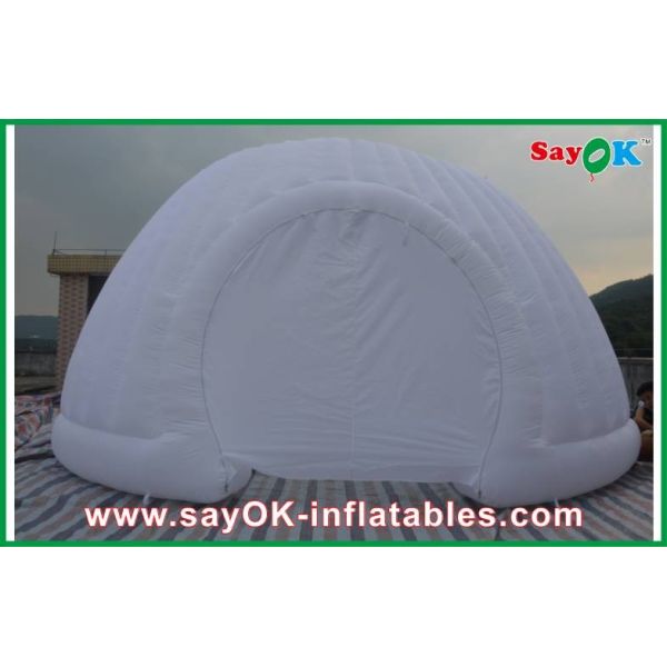 Quality Party Led Lighting Inflatable Pub Tent Dia 5m Inflatable Air Tent / Inflatable Camping Tent  Re-usability Long lifetime wholesale