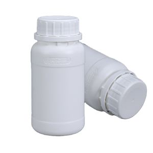 200ml Customized Round White HDPE Plastic Bottles for Pesticides and Detergent