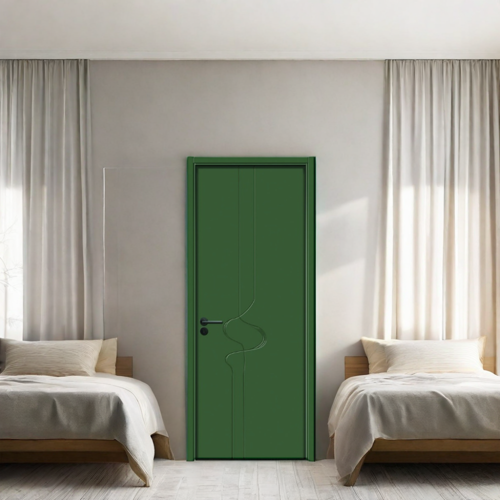 Noise Reducing and Low Maintenance Painting WPC Door for Sustainable Residential