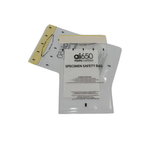 Quality High Tear Resistance 95kPa Biohazard Bag Leakproof And 50μM Thickness wholesale