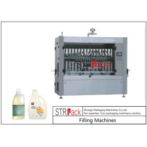 Full Automatic Liquid Filling Machine For Soap Detergent 4500B / H 18mm