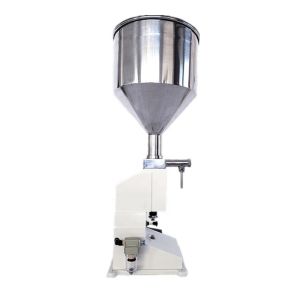A02 Manual Grade Small Pneumatic Paste Filling Machine 50ml Cream Shampoo