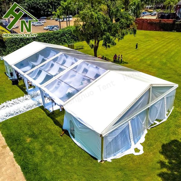 Quality 30x50m Large Anodized Aluminum Frame Tent With Waterproof Canvas wholesale
