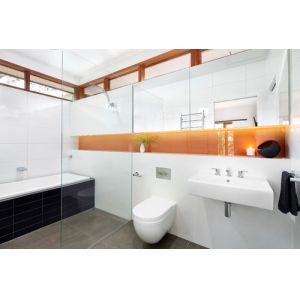 Silver Full Frame Concealed Cistern with Flush Volume 8.5/3 Liters