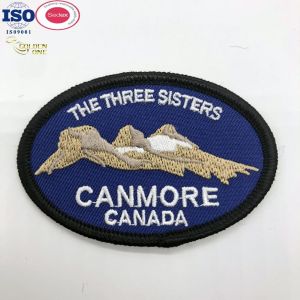 Cheap Hat Chenille Embroidered Cloth Patches Iron On Custom Silicone Rubber for sale