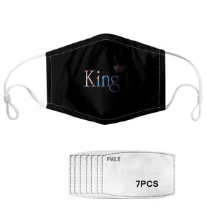 Sensitive Skin 2 Layer Party Decorative Cloth Face Mask