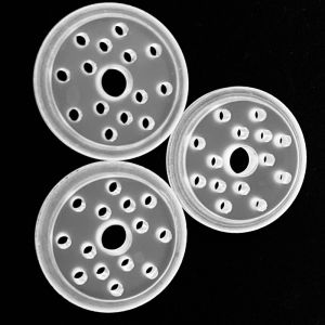 Frosted Quartz Glass Plate With Multibore For Laboratory Water Swirling Device