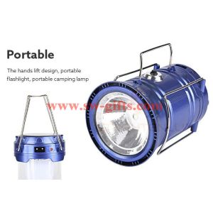 Plastic Multi-function Solar Camping Lantern Rechargeable,Portable Solar