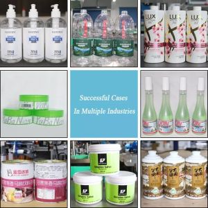 220V Round Bottle Jar Can Labeling Machine for Body Shop Oil Shampoo Lotion