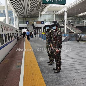 AI Thermal Imaging Policy Smart Temperature Measuring Helmet